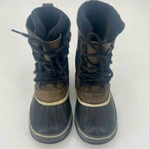 Sorel Winter Insulated Leather Boots Size 6